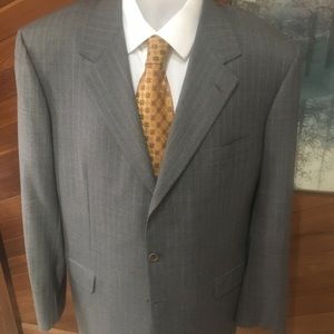 MEN'S BRIONI MADE IN ITALY GRAY BLAZER SPORTS COAT